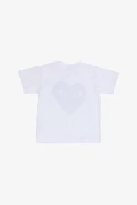 Kids T-Shirt Comme des Garçons PLAY Big Heart – White | Centre Commercial